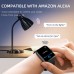 Dirrelo Smart Watch, Alexa Smartwatch for Android Phones iPhone Compatible Women Men, 1.69" Touch Screen 300+ Dials, 5ATM Waterproof Fitness Tracker Watch Heart Rate/Blood Oxygen/Sleep Monitor Blue